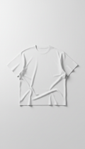 Camiseta oversized algodão Cloud White