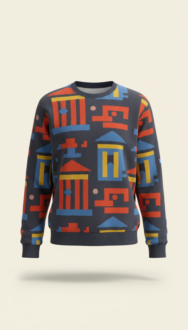 Moletom Oversized Ilustração Aristogato
