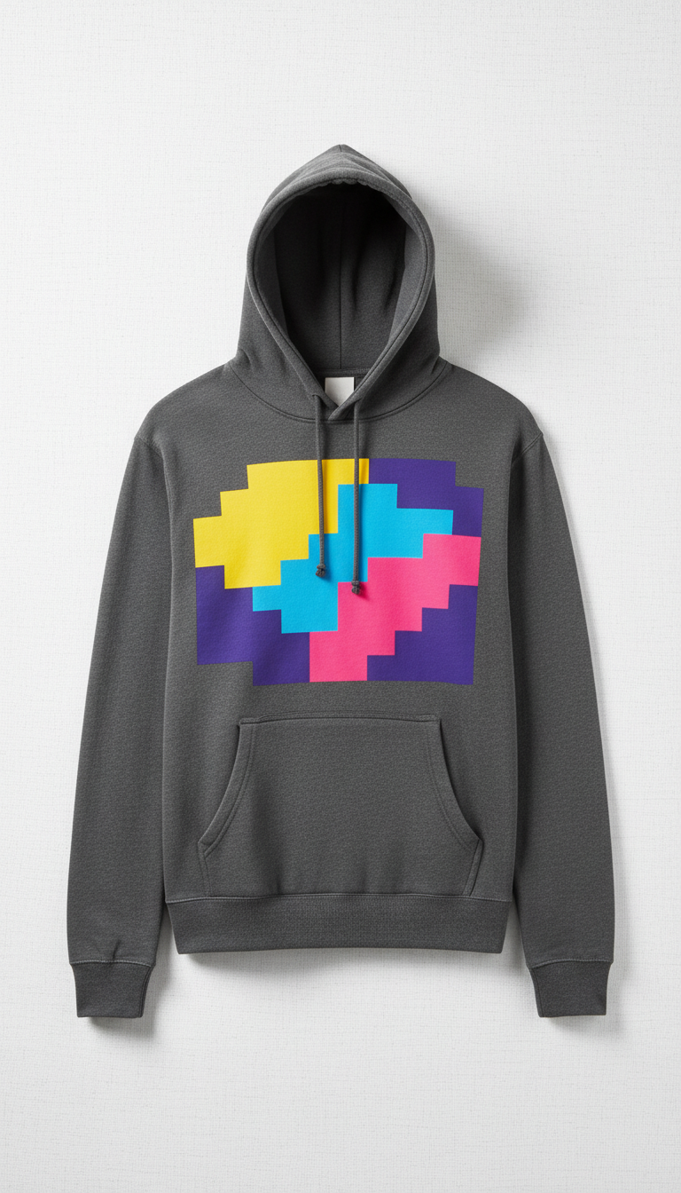 Moletom pixel art edição limitada