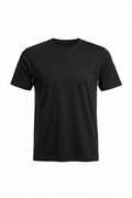 Mockup camiseta preta sem estampa